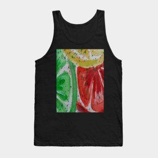 Lemon watercolor design Tank Top